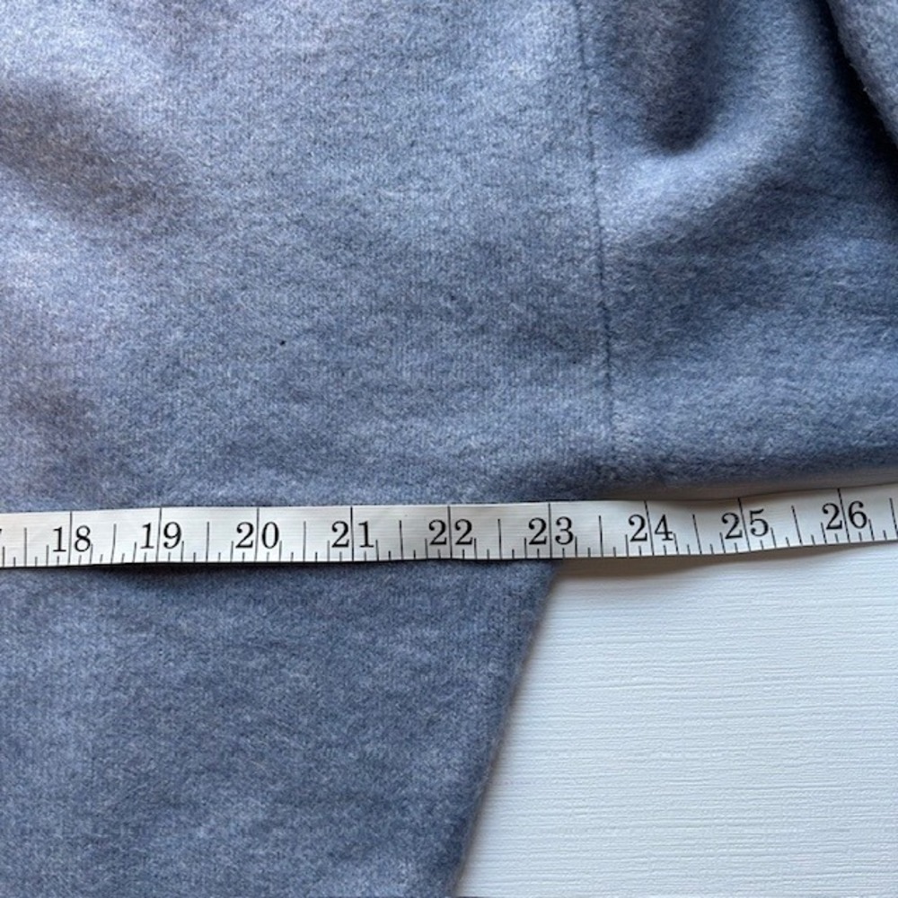Truth by Republic Blue Wool Blend Mock Neck Sweater Womens New - Picture 11 of 11